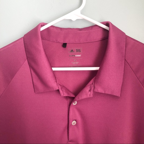 Adidas ClimaCool Golf Polo Purple 2XL - Picture 2 of 5